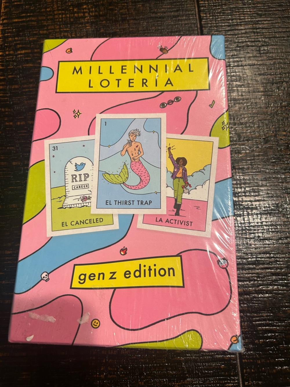 Millennial Lotería Gen Z Edition Game - Pink